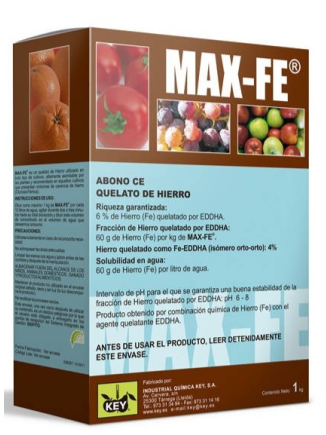 MAX-FE QUELATO DE HIERRO 1KG